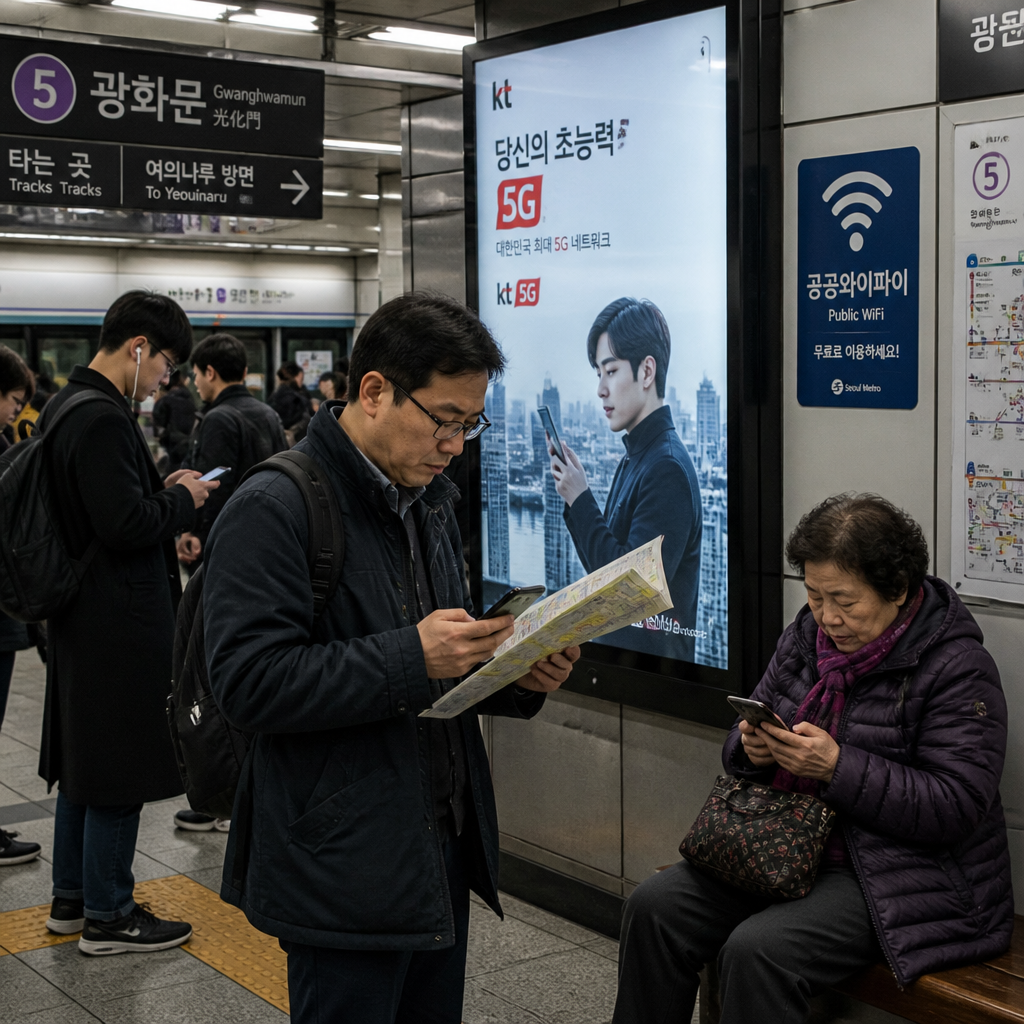 韩国把“断网焦虑”变成公共服务：流量用完后，人人还能保底上网