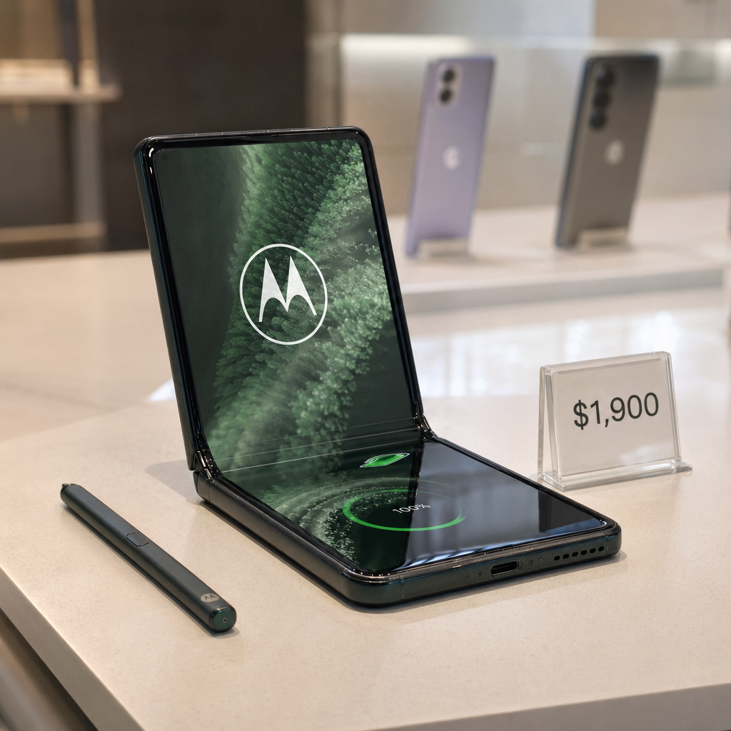 Razr Fold 卖到 1900 美元:折叠屏不是更便宜了,而是被铺成了高端楼梯
