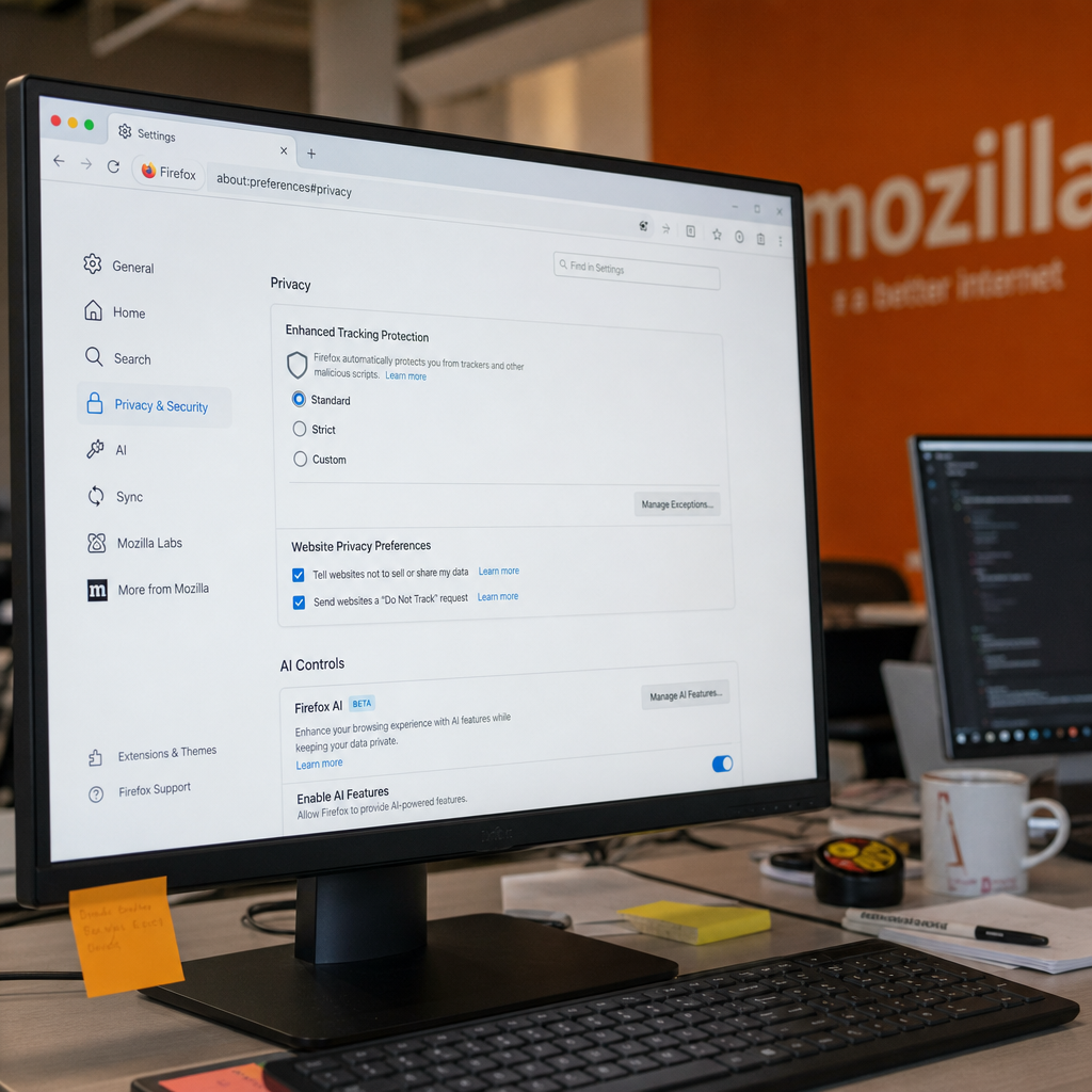 Firefox 的 Project Nova:圆角之外,Mozilla 想把隐私和 AI 开关摆到明处