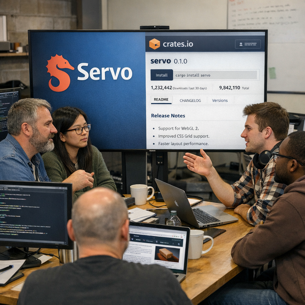 Servo终于上架crates.io:这不是1.0的狂欢,却可能是Rust嵌入式浏览引擎最关键的一步