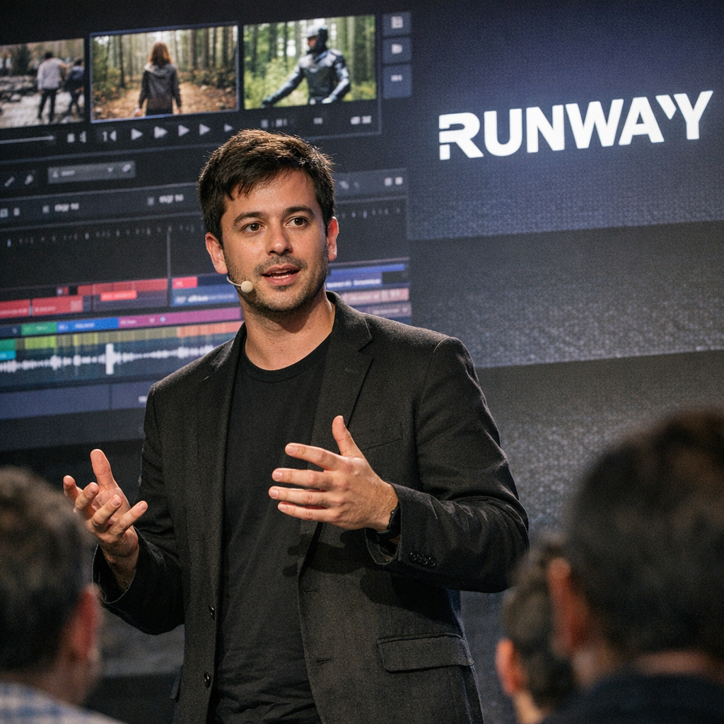 Runway不只想把1亿美元拍成50部电影，它想赌视频才是AI的正门
