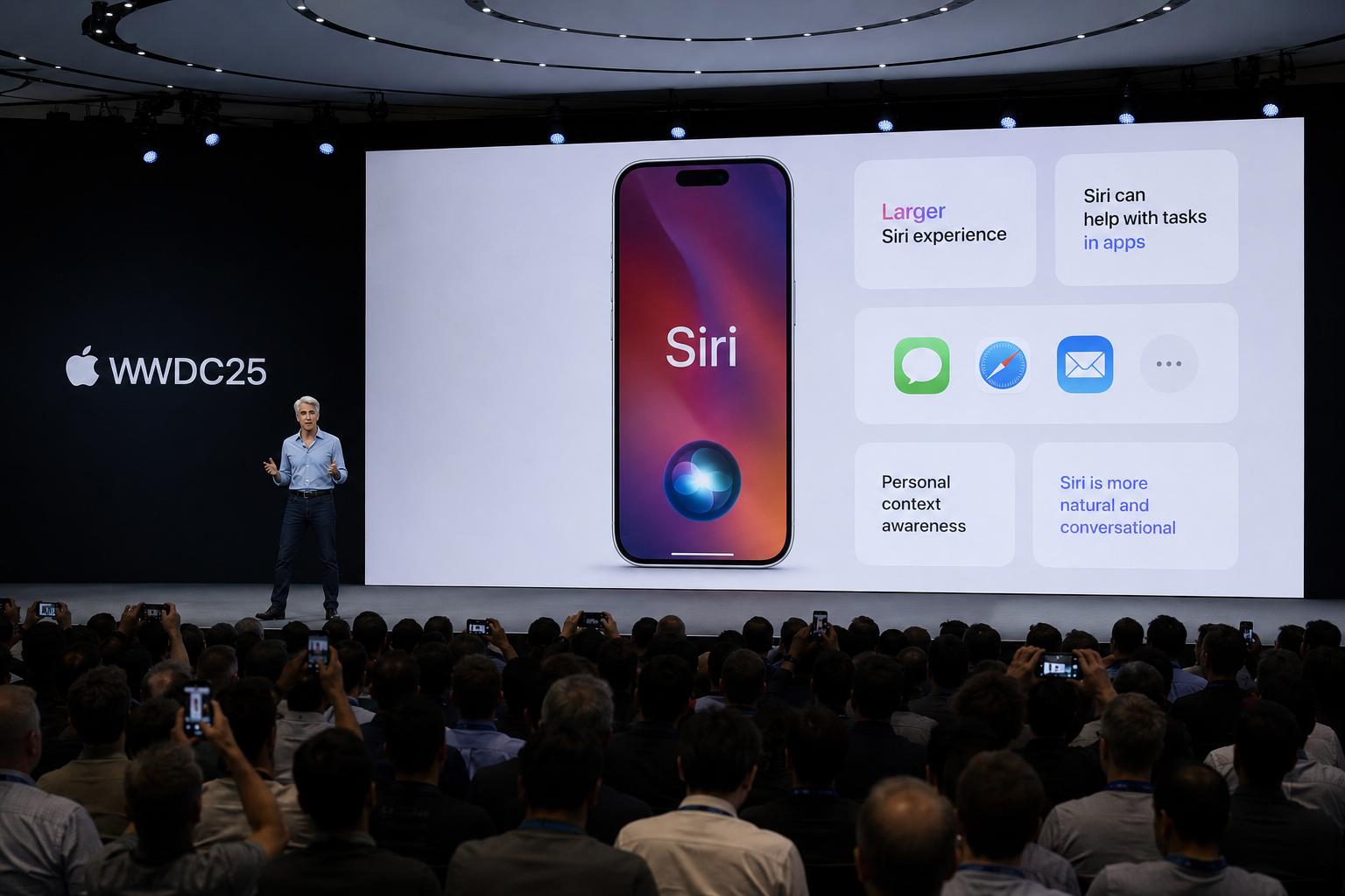 苹果把 Siri 放到后面：这次 WWDC 真正补的是地基