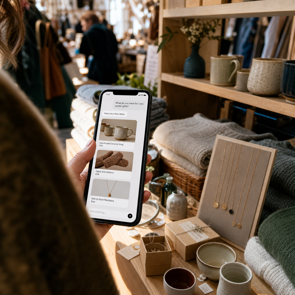Etsy 进 ChatGPT:抢到对话入口,不等于拿回成交钥匙