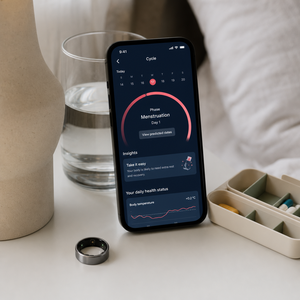 Oura 5 月 6 日更新经期追踪:避孕方式被纳入智能戒指,也碰到隐私边界