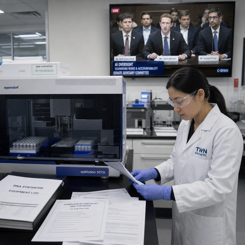 AI 巨头联名要求国会管 DNA 订单:风险不在模型,在下单那一刻