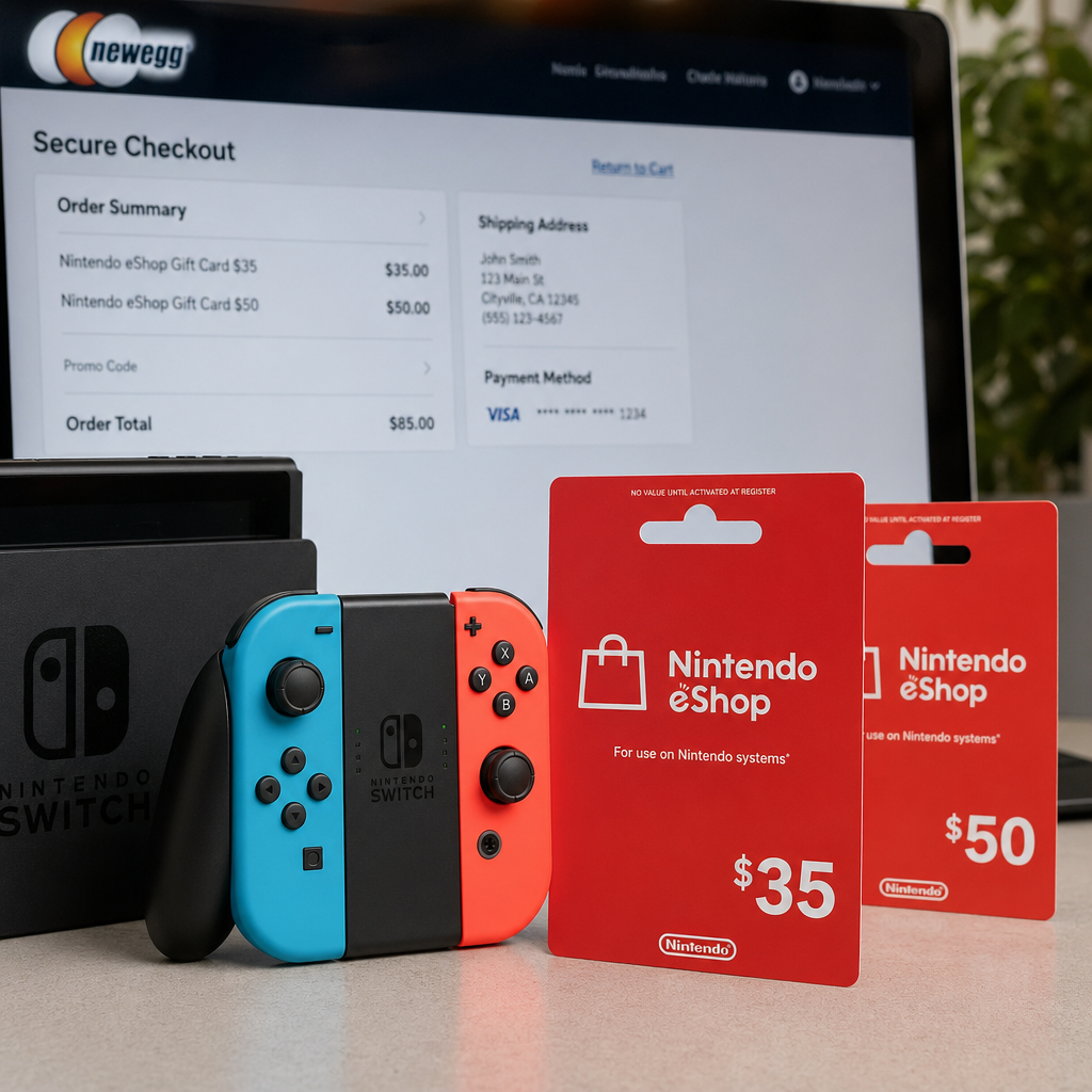 Newegg 把 100 美元任天堂 eShop 礼品卡卖到 80.50 美元,适合谁提前囤?