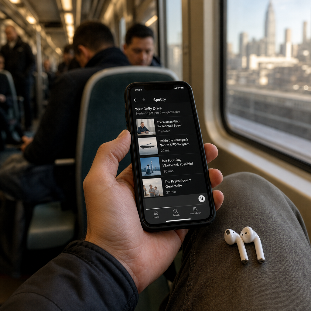 Spotify 把 650 篇杂志长文塞进有声书：它要的不只是听歌时间