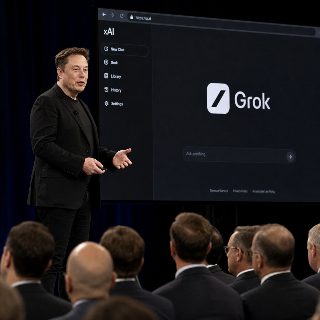 Grok 在美国政府记录里只出现 3 次,xAI 的估值故事缺一张硬牌